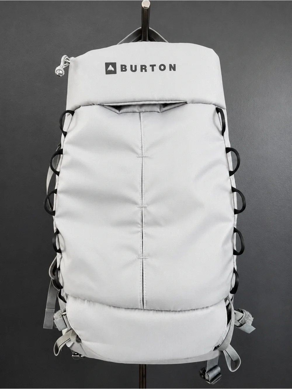 Burton Light Gray Padded Outdoor Backpack